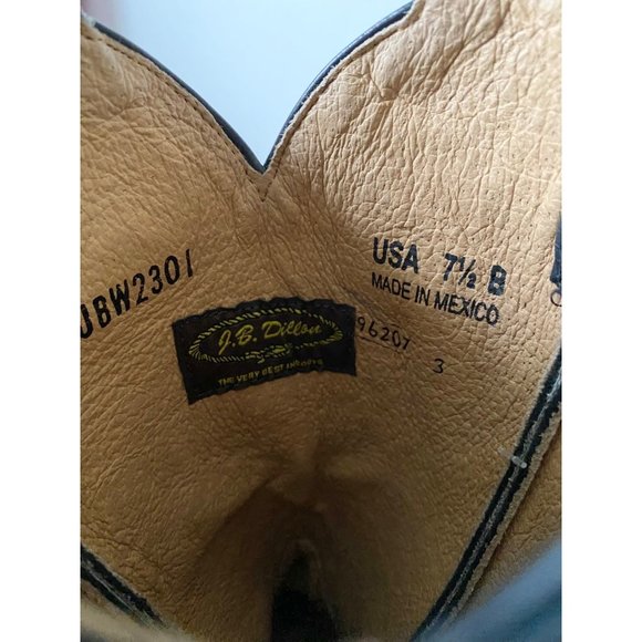 J.B. Dillon Cowboy Boots Women’s 7.5 NWT - Picture 6 of 9